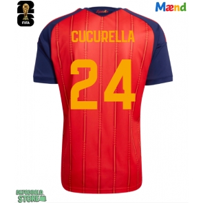Spanien Marc Cucurella #24 Replika Hjemmebanetrøje VM 2026 Kortærmet